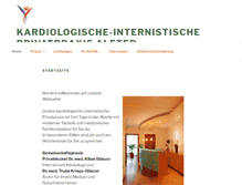 Tablet Screenshot of kglaenzer.de